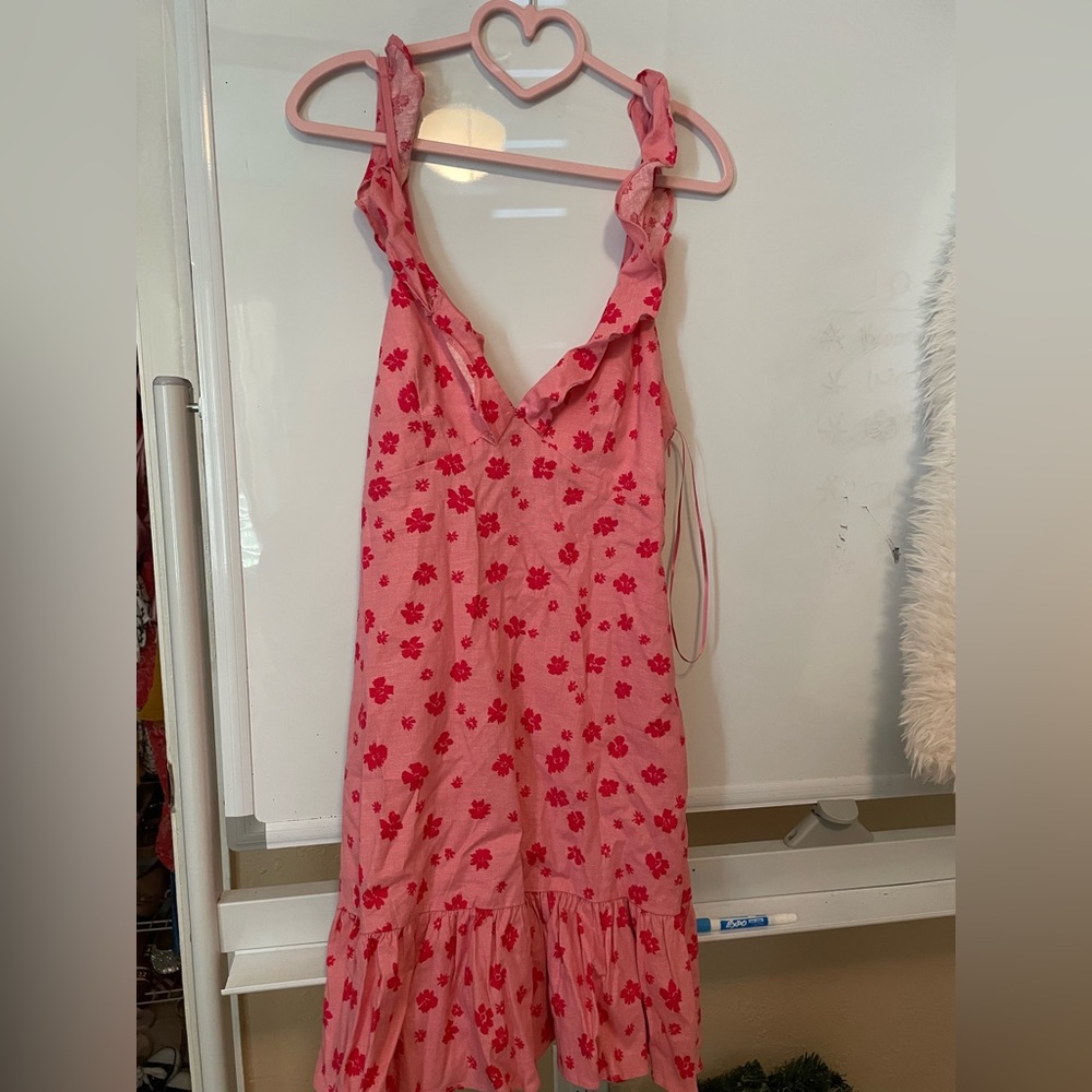 Pink zara dress